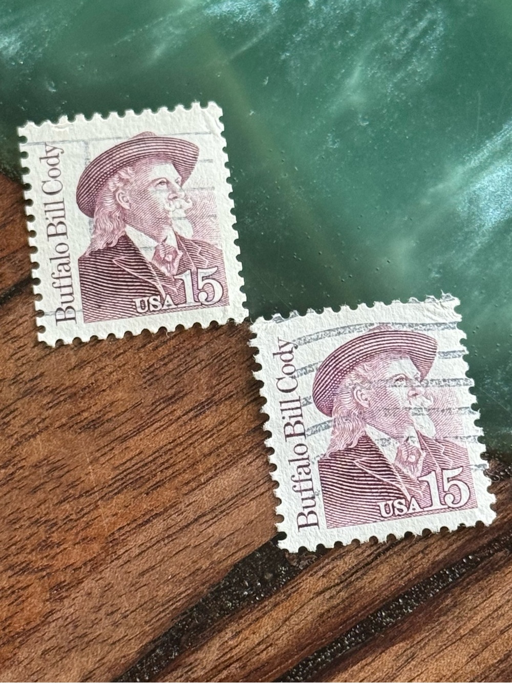 1988 15c Buffalo Bill Cody, Vintage Postage Stamps - Great Americans Series